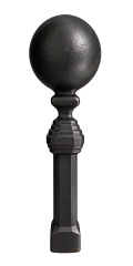 TF12 wrought iron rail head