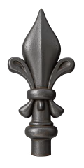 MN172 wrought iron rail head