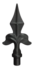 TF25 wrought iron rail head