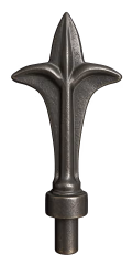 TF24 wrought iron rail head