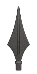 MN193 wrought iron rail head